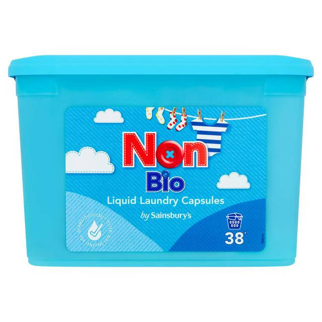 Sainsbury's Non Bio Liquid Laundry Capsules (38 Washes)