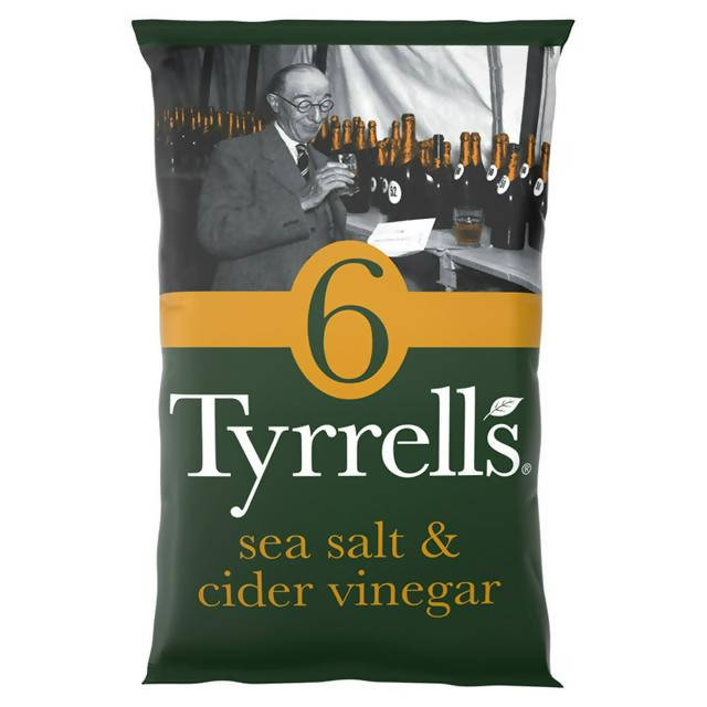 Tyrrells Salt & Cider Vinegar 6x25g 4-9 packs Sainsburys   