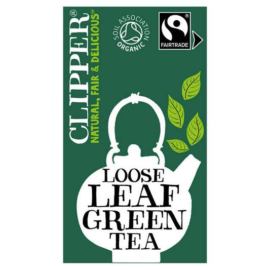 Clipper Fairtrade Green Loose Leaf Tea 100g All tea Sainsburys   