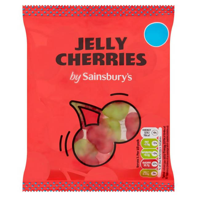 Sainsbury's Jelly Cherries 70g - McGrocer