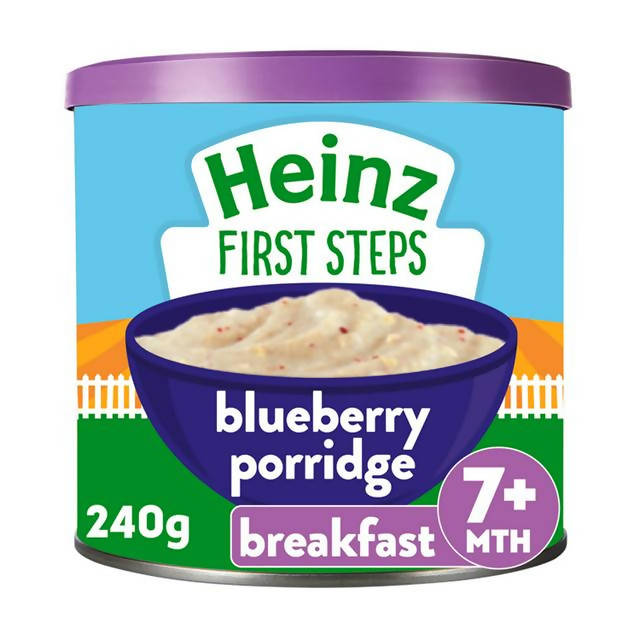 Heinz Blueberry Oaty Porridge 240g 7 Month+