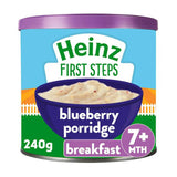 Heinz Blueberry Oaty Porridge 240g 7 Month+ baby meals Sainsburys   