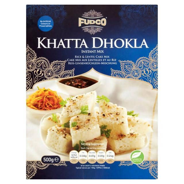 Fudco Khatta Dhokla Instant Mix 500g Asian Sainsburys   