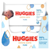 Huggies Pure Extra Care Baby Wipes, 8 x 56 Wipes Nappies & Wipes Costco UK   