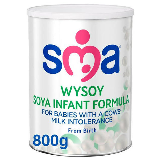 SMA Wysoy Soya Infant Formula From Birth 800g baby milk & drinks Sainsburys   