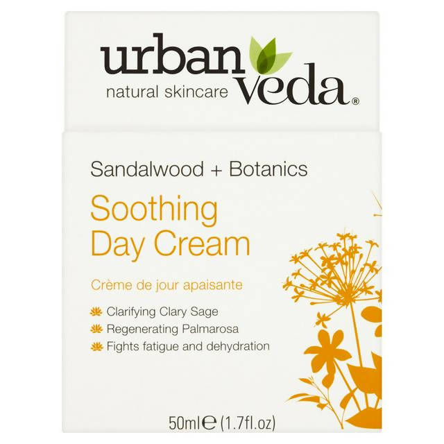 Urban Veda Sandalwood + Botanics Soothing Day Cream 50ml