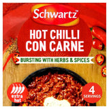 Schwartz Hot Chilli Con Carne Mix 41g Traditional & packet sauces Sainsburys   