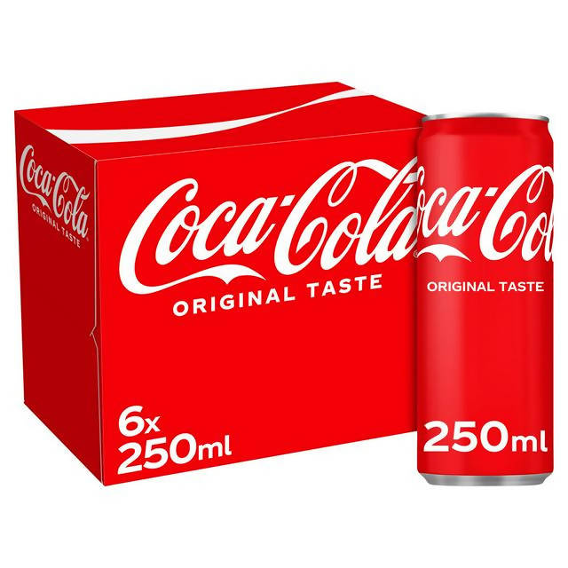 Coca-Cola Original Taste 6x250ml All Sainsburys   