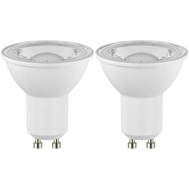 HOME LED GU10 50w Dimmable Light Bulb 2Pk essentials Sainsburys   