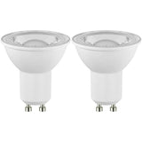 HOME LED GU10 50w Dimmable Light Bulb 2Pk essentials Sainsburys   