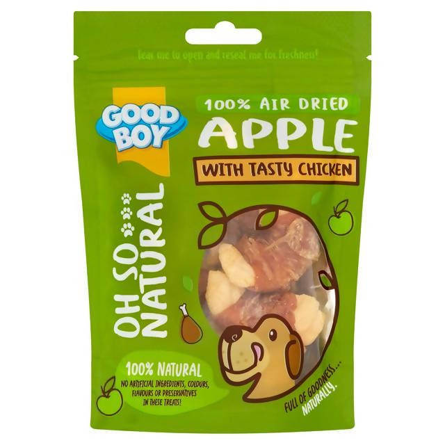 Good Boy Natural Apple with Tasty Chicken Dog Treats 85g