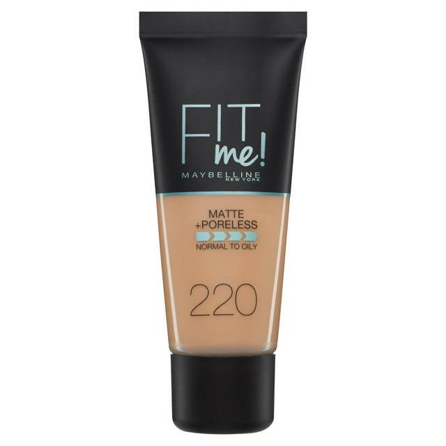 Maybelline Fit Me Foundation Natural Beige 220 30ml All Sainsburys   