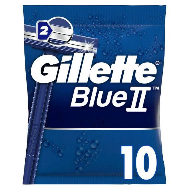 Gillette Blue II Disposable Razors x10