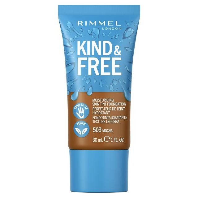 Rimmel London Kind & Free Moisturising Skin Tint Foundation Mocha 30ml - McGrocer