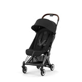 Cybex COYA Stroller - Chrome/Sepia Black Stroller McGrocer Direct   