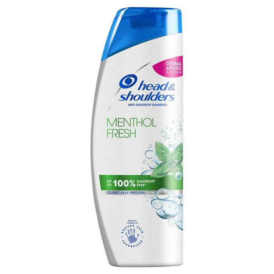 Head & Shoulders Menthol Fresh Anti-Dandruff Shampoo 500ml shampoo & conditioners Sainsburys   