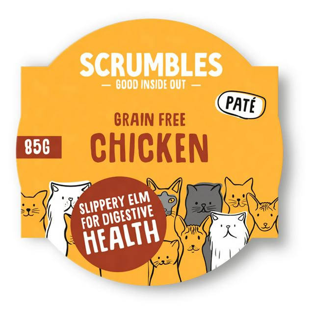 Scrumbles Chicken Cat Food 85g Cat pouches & cans Sainsburys   