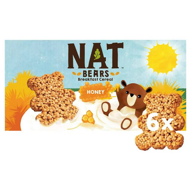 Nat Bears Honey Cereal 6x32g