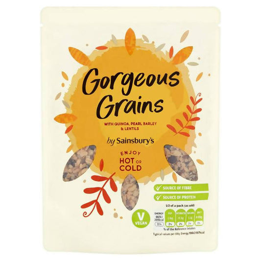 Sainsbury's Gorgeous Grains 250g Quinoa couscous & pulses Sainsburys   
