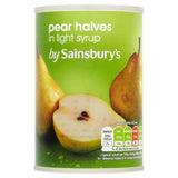 Sainsbury's Pear Halves In Light Syrup 411g - McGrocer