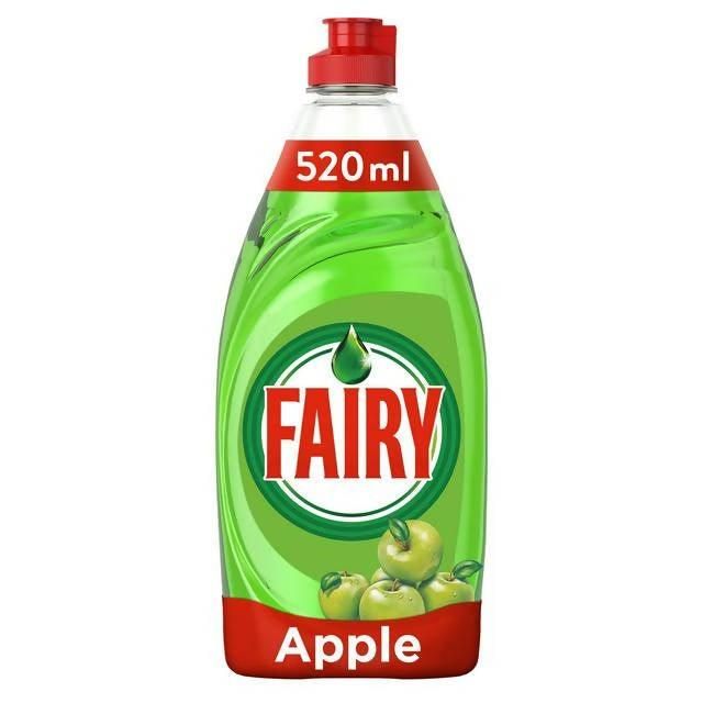 Fairy Clean & Fresh Washing Up Liquid Apple 520ml