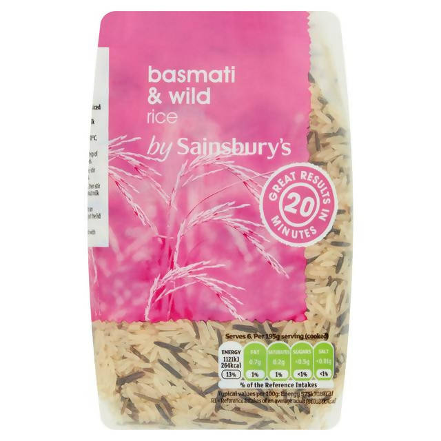 Sainsbury's Basmati & Wild Rice 500g - McGrocer
