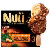 Nuii Salted Caramel & Australian Macadamia 3x90ml gluten free Sainsburys   