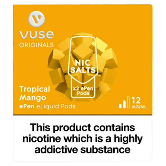Vuse Vype ePen vPro Refills Trop Mango 12mg Electronic cigarettes Sainsburys   
