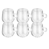 Judge Double Walled Latte Glass Set 275ml, 6 Piece Home & Kitchen Costco UK   