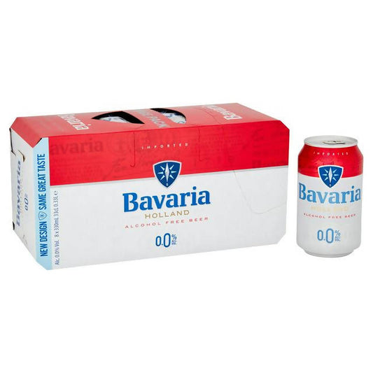 Bavaria 0.0% Original Alcohol Free Beer 8x330ml All beer Sainsburys   