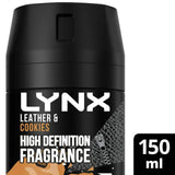 Lynx Collision Leather + Cookies Body Spray For Men 150ml deodorants & body sprays Sainsburys   