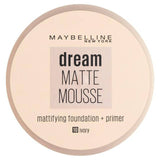 Maybelline Dream Matte Mousse Foundation 10 Ivory 18ml - McGrocer