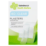 Sainsbury's Clear Plasters x40 first aid Sainsburys   