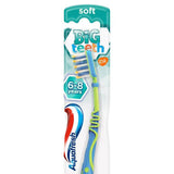 Aquafresh Big Teeth Gum Friendly 6-8 Years Kids Soft Toothbrush Age 6+ Sainsburys   