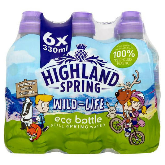Highland Spring Still Water Sports Cap 6x330ml - McGrocer