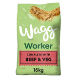 Wagg Worker Complete Beef & Veg Dry Dog 16kg All bigger packs Sainsburys   