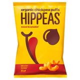 Hippeas Chickpea Puffs Sweet & Smokin 78g Sharing crisps Sainsburys   