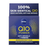 Nivea Q10 Power Anti Wrinkle Night Cream Moisturiser 50ml All Sainsburys   