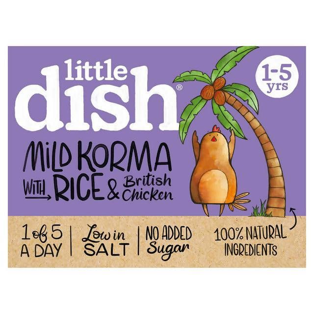 Little Dish Mild Korma with Rice & British Chicken 200g