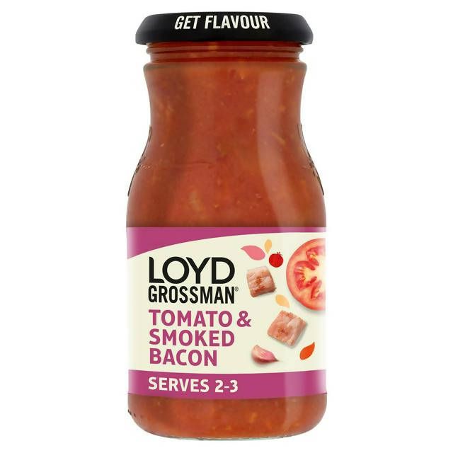 Loyd Grossman Tomato & Smoked Bacon Pasta Sauce 350g