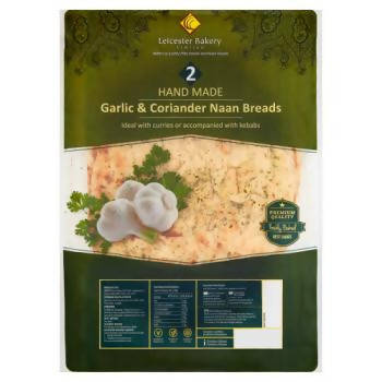 Leicester Hand Made Naan Garlic & Coriander, 2x5 pack Snacking costco.co.uk