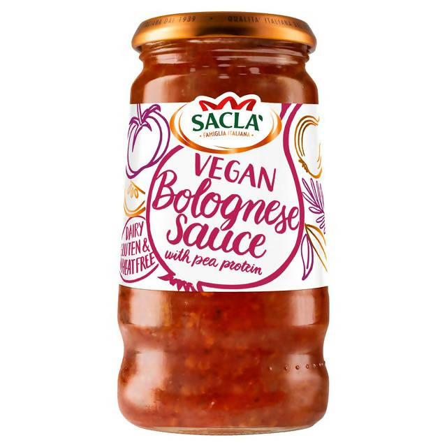 Sacla' Vegan Bolognese Sauce with Pea Protein 350g