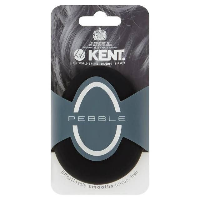 Kent Brushes Pebble Black Detangle Travel Brush