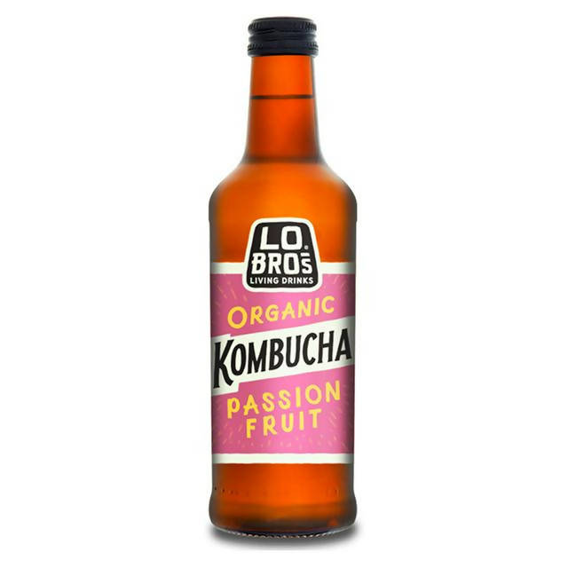 Lo Bros Living Organic Kombucha Passionfruit 330ml