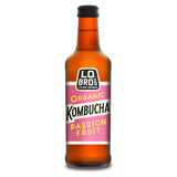 Lo Bros Living Organic Kombucha Passionfruit 330ml Adult soft drinks Sainsburys   