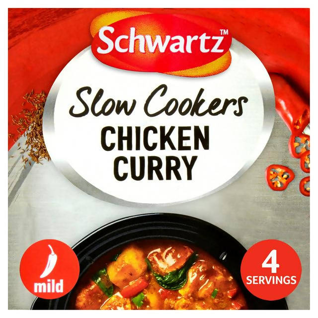 Schwartz Slow Cookers Chicken Curry Mix 33g Indian Sainsburys   