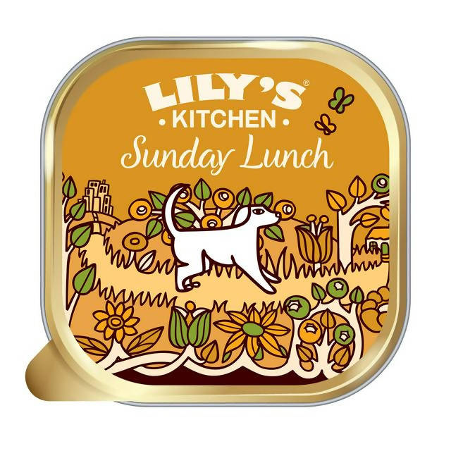 Lily's Kitchen Proper Food for Dogs Sunday Lunch 150g Dog food cans trays & pouches Sainsburys   