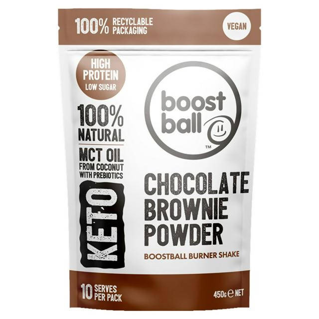 Boostball Chocolate Brownie Keto Protein Powder 450g