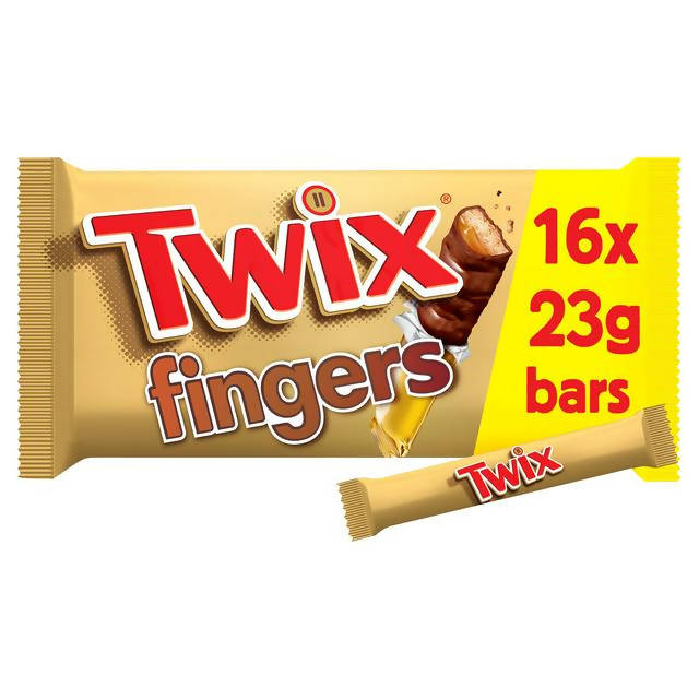 Twix Chocolate Biscuit Fingers Multipack 16 x 23g