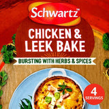 Schwartz Chicken & Leek Bake Mix 35g Traditional & packet sauces Sainsburys   